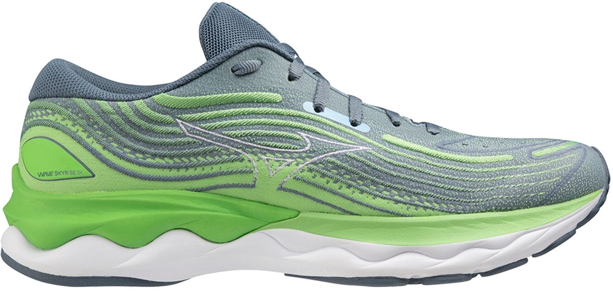 

Кроссовки мужские Mizuno Wave Skyrise 4 зеленые 7.5 UK, Зеленый, Wave Skyrise 4