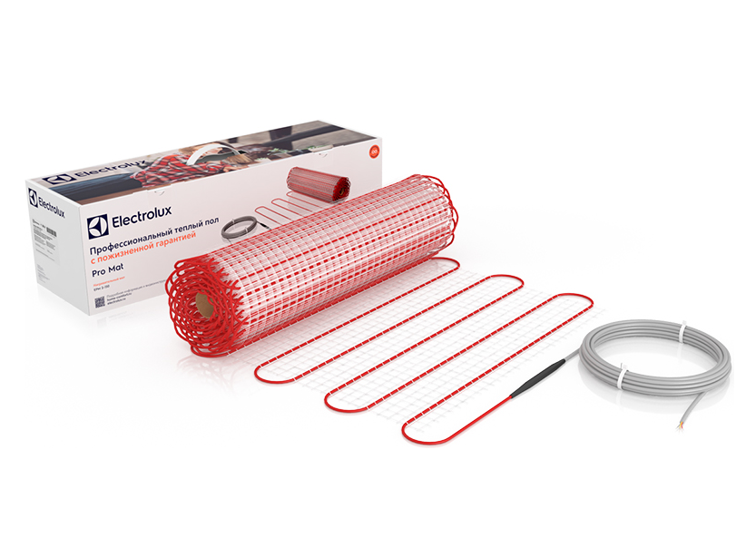 

Теплый пол Electrolux Pro Mat EPM 2-150-6 самоклеящийся + терморегулятор, Pro Mat EPM 2-150-6 самоклеящийся + терморегулятор