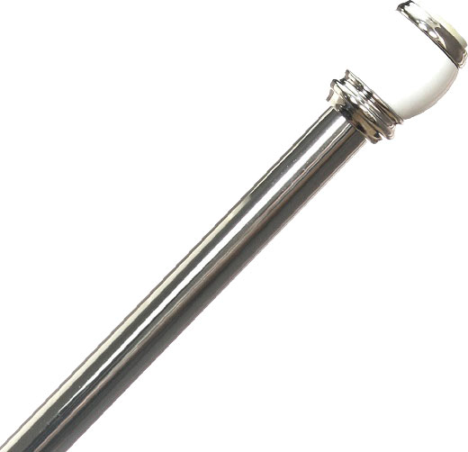

Телескопический карниз Blonder Home Classic Chrome White 200 см, Серебристый, Classic Chrome White 200 см