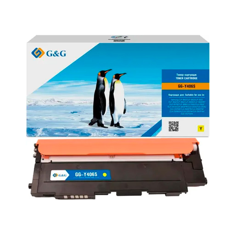 

Картридж для лазерного принтера G&G (GG-Y406S) желтый, совместимый