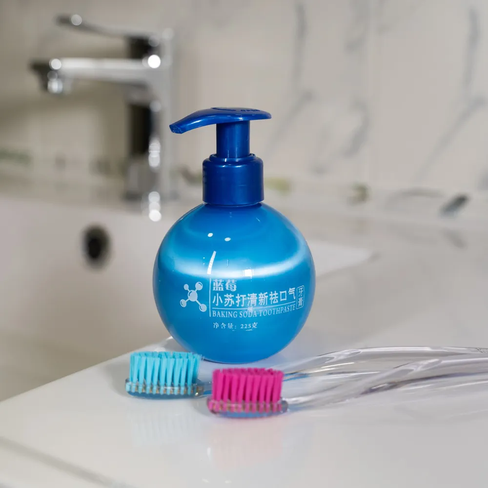 Зубная паста Korioe Baking Soda отбеливающая с дозатором 225 мл