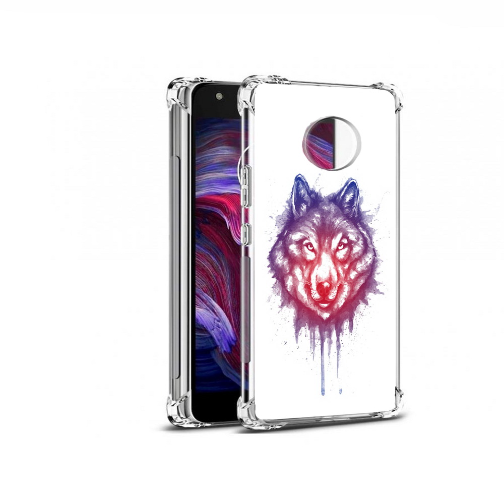 

Чехол MyPads Tocco для Motorola Moto X4 пушистый волк (PT96319.371.561), Прозрачный, Tocco