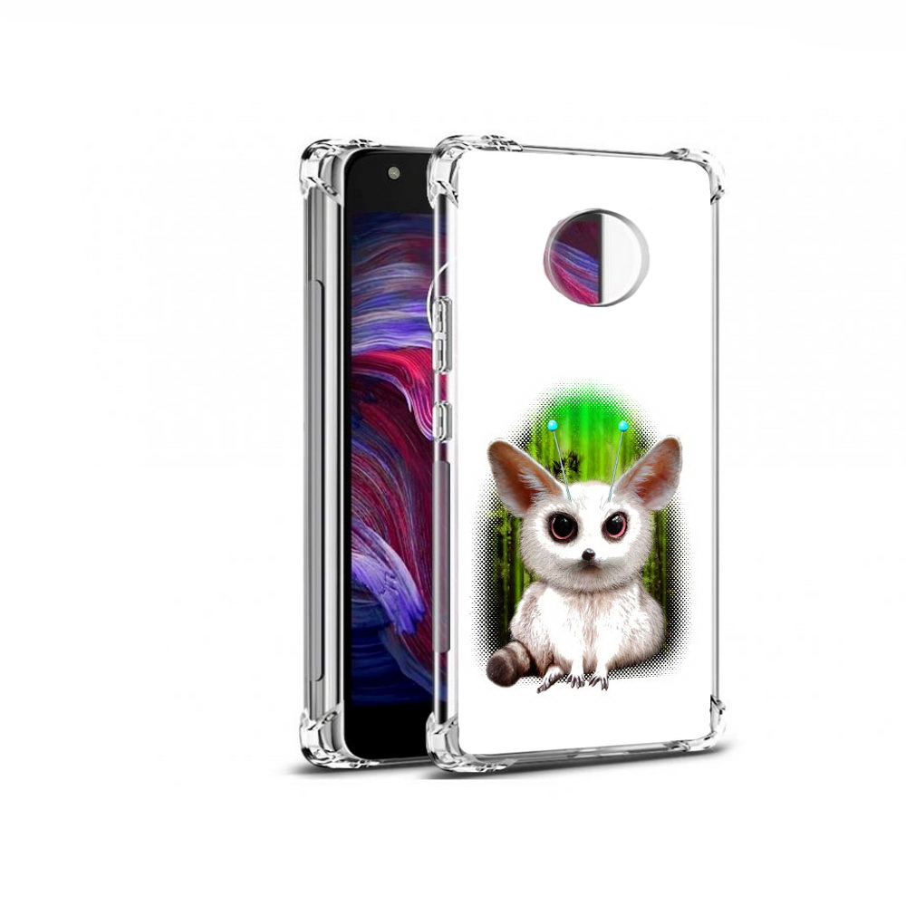 

Чехол MyPads Tocco для Motorola Moto X4 пушистое животное (PT96319.371.560), Прозрачный, Tocco