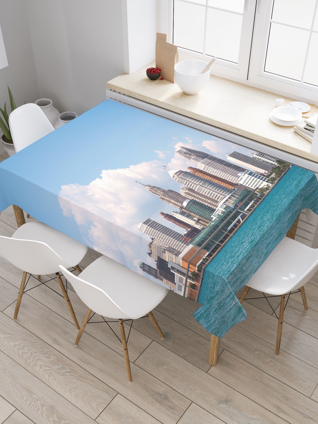 

Скатерть прямоугольная JoyArty "Панорама Мичигана" из сатена, 120x145 см, Панорама Мичигана