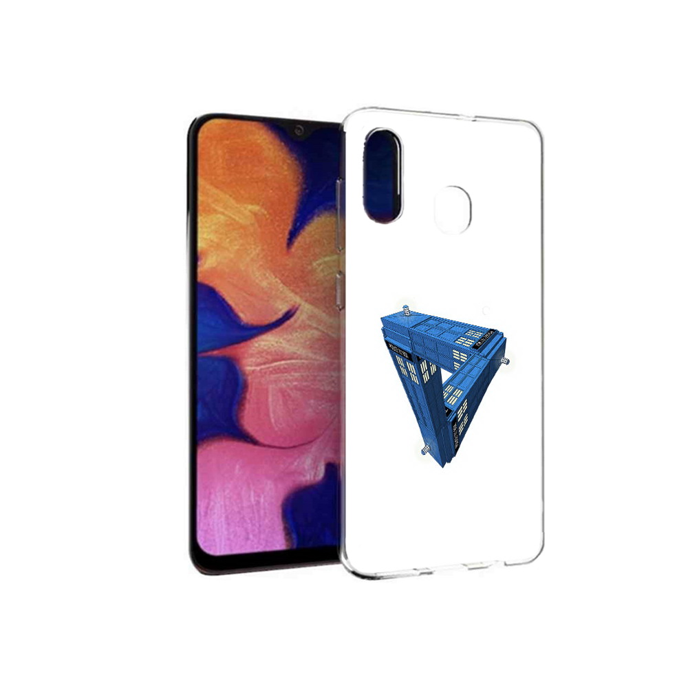 

Чехол MyPads Tocco для Samsung Galaxy A30 головолока абстракция (PT126700.499.291), Прозрачный, Tocco