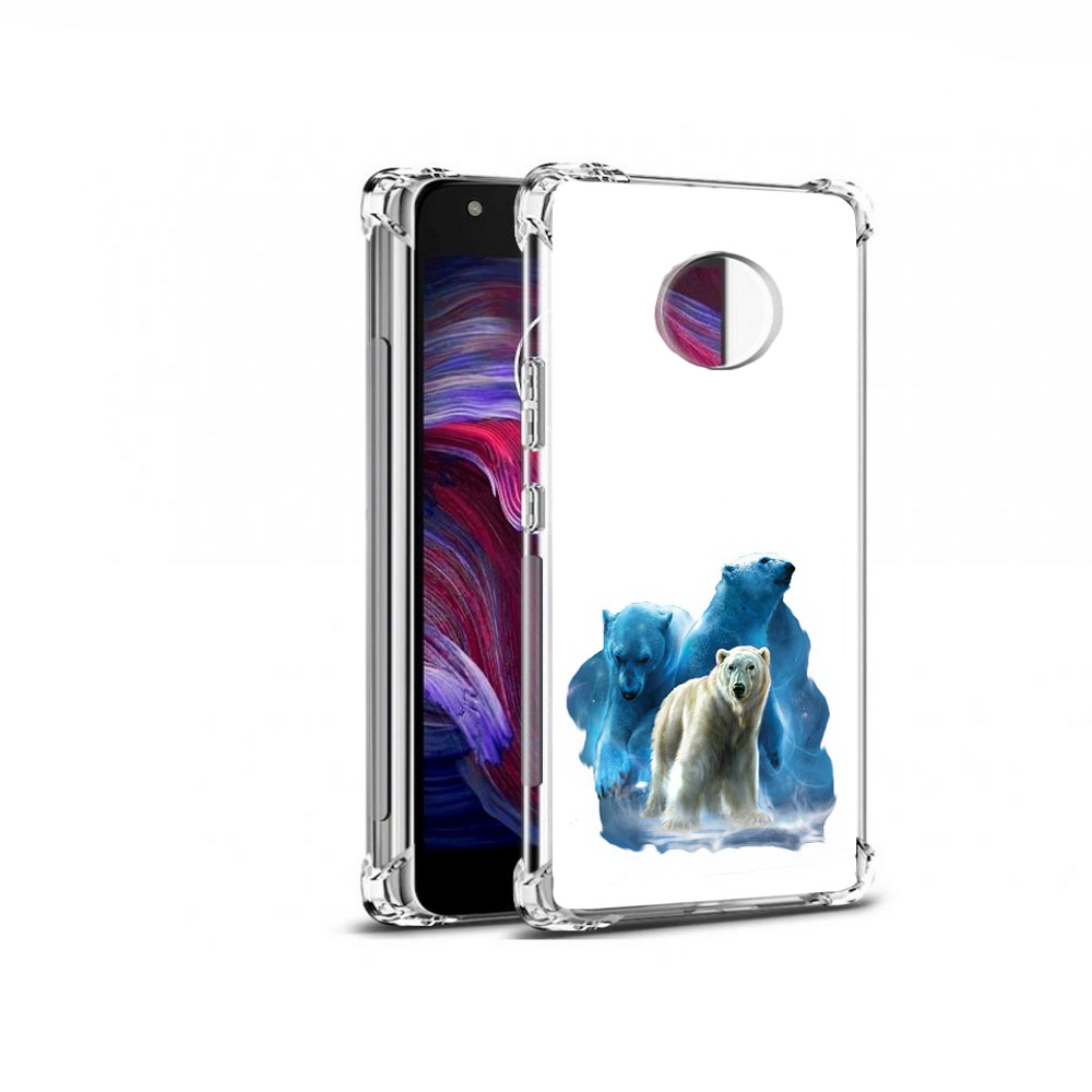 

Чехол MyPads Tocco для Motorola Moto X4 полярный медведь (PT96319.371.549), Прозрачный, Tocco