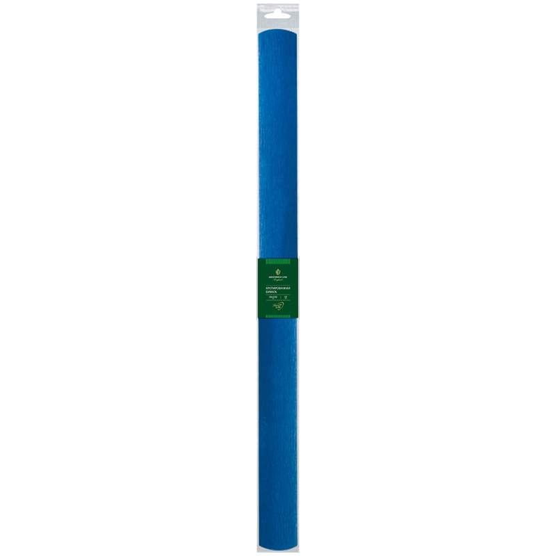 

Бумага креп Greenwich Line, 50*250см, 32г/м2, синяя, в рулоне, - (10 шт.)