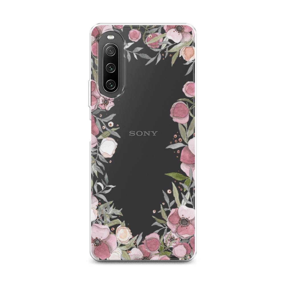 

Чехол Awog на Sony Xperia 10 IV "Розовая цветочная рамка", Разноцветный, 55250-8