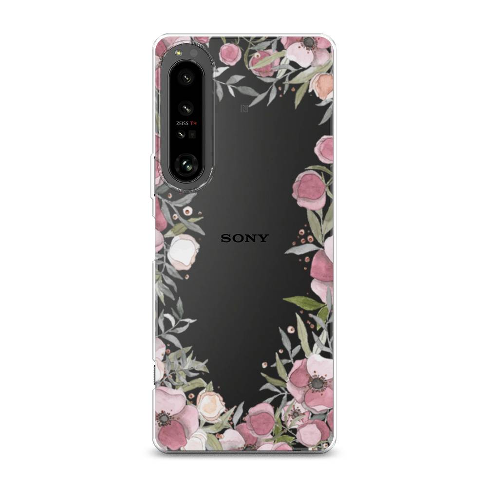 

Чехол Awog на Sony Xperia 1 IV "Розовая цветочная рамка", Разноцветный, 55150-8