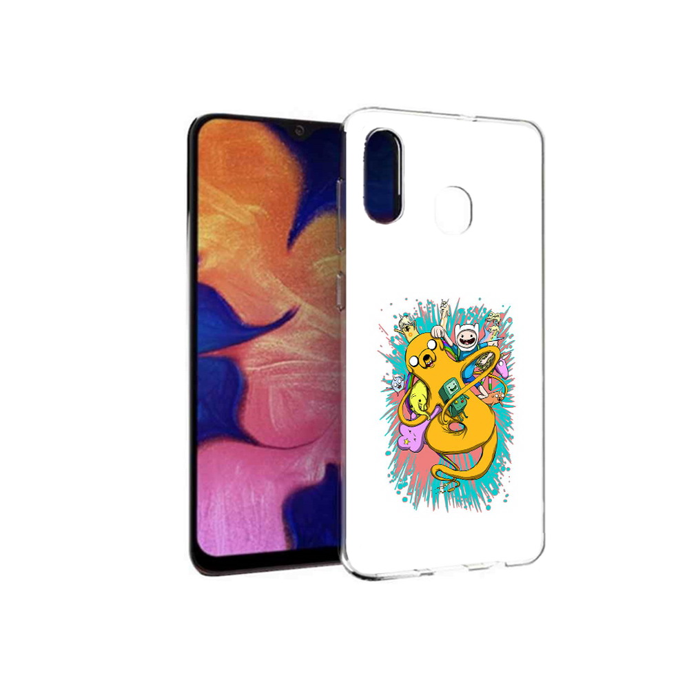 

Чехол MyPads Tocco для Samsung Galaxy A30 время приключений рисунок (PT126700.499.276), Прозрачный, Tocco