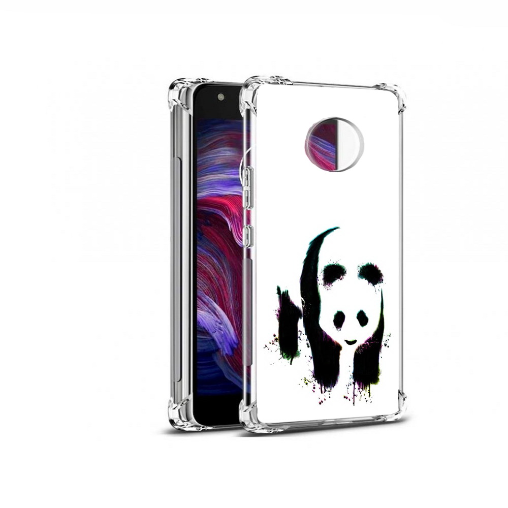 

Чехол MyPads Tocco для Motorola Moto X4 панда в акварели (PT96319.371.532), Прозрачный, Tocco