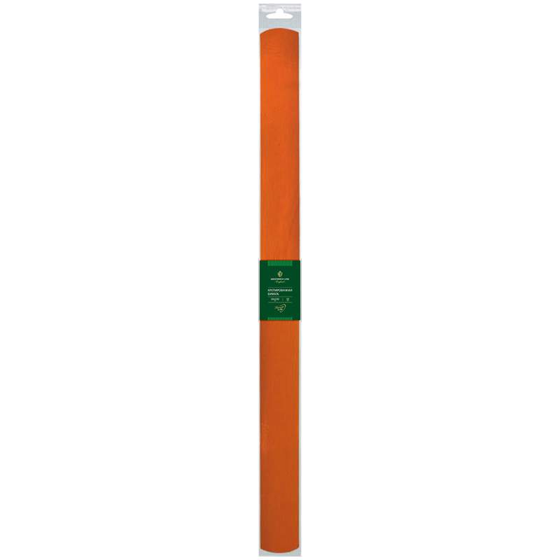 

Бумага креп Greenwich Line, 50*250см, 32г/м2, оранжевая, в рулоне, - (10 шт.)