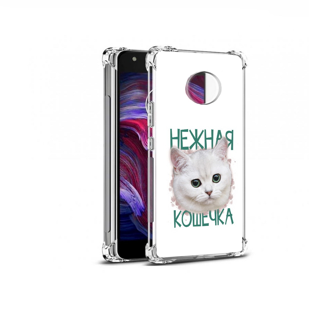

Чехол MyPads Tocco для Motorola Moto X4 нежная кошечка (PT96319.371.520), Прозрачный, Tocco