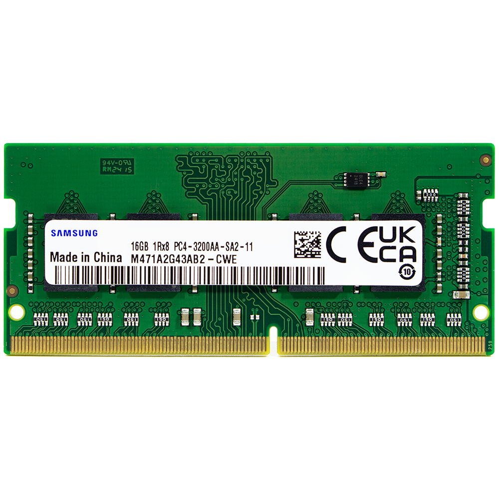 

Оперативная память Samsung M471A2G43AB2-CWE DDR4 1x16Gb 3200MHz, M471A2G43AB2-CWE
