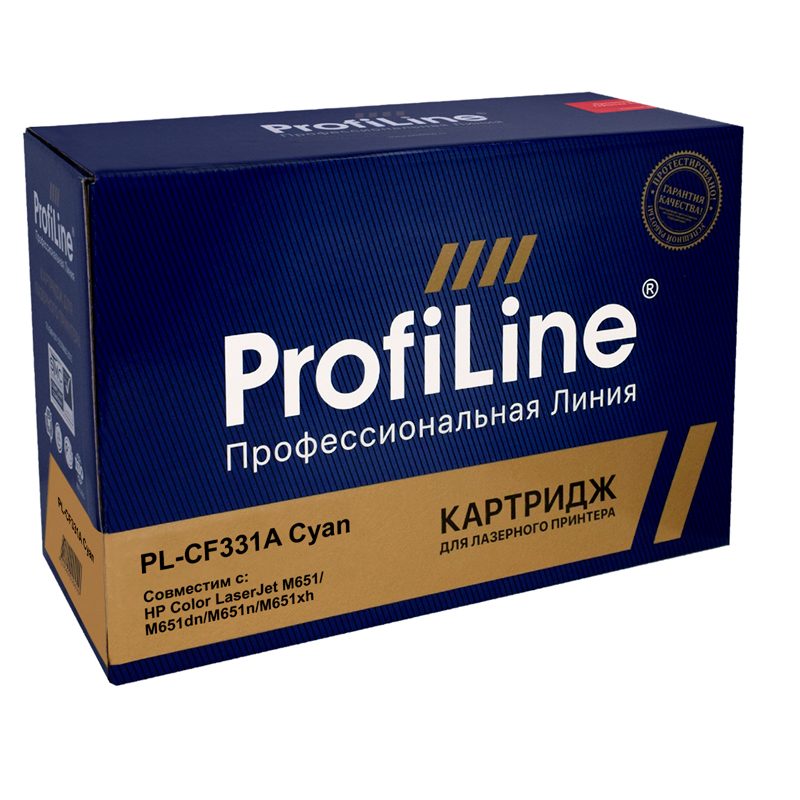 

Картридж для лазерного принтера Profiline PL-CF331A (PL-CF331A) голубой, совместимый, PL-CF331A