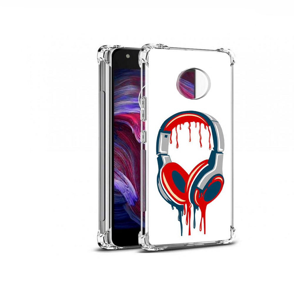 

Чехол MyPads Tocco для Motorola Moto X4 не делай громко (PT96319.371.517), Прозрачный, Tocco