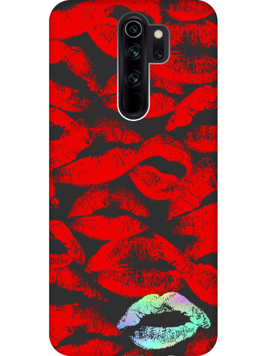 

Силиконовый чехол на Xiaomi Redmi Note 8 Pro с принтом матовый черный 860057, Черный;красный;серебристый, 721936391