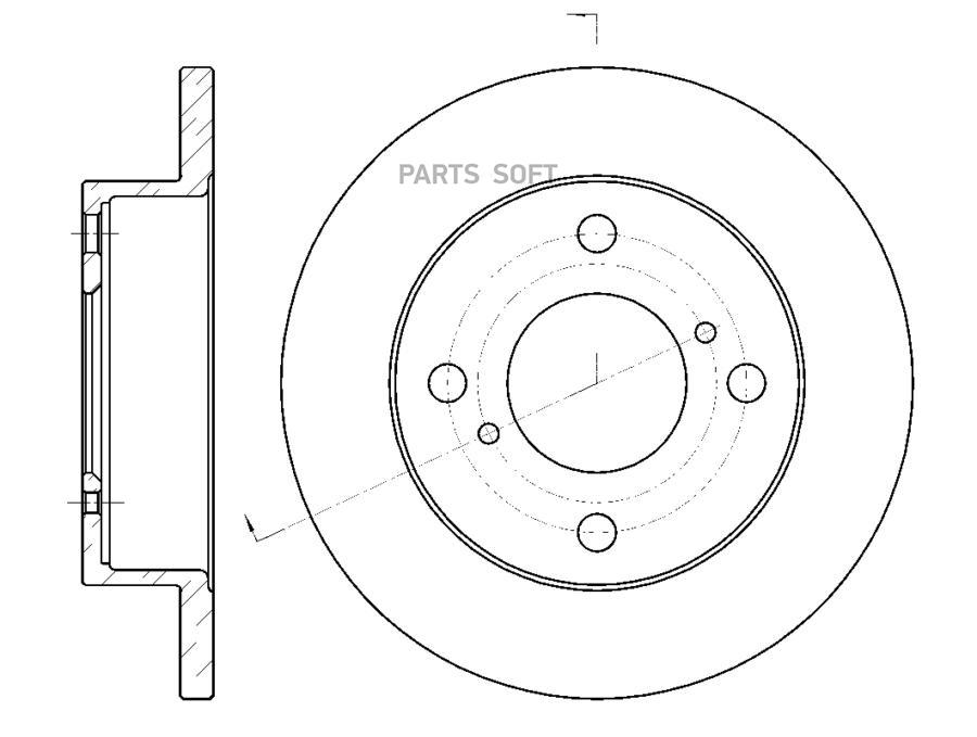 Диск Тормозной G-Brake Gr-01793 GBRAKE арт. GR-01793