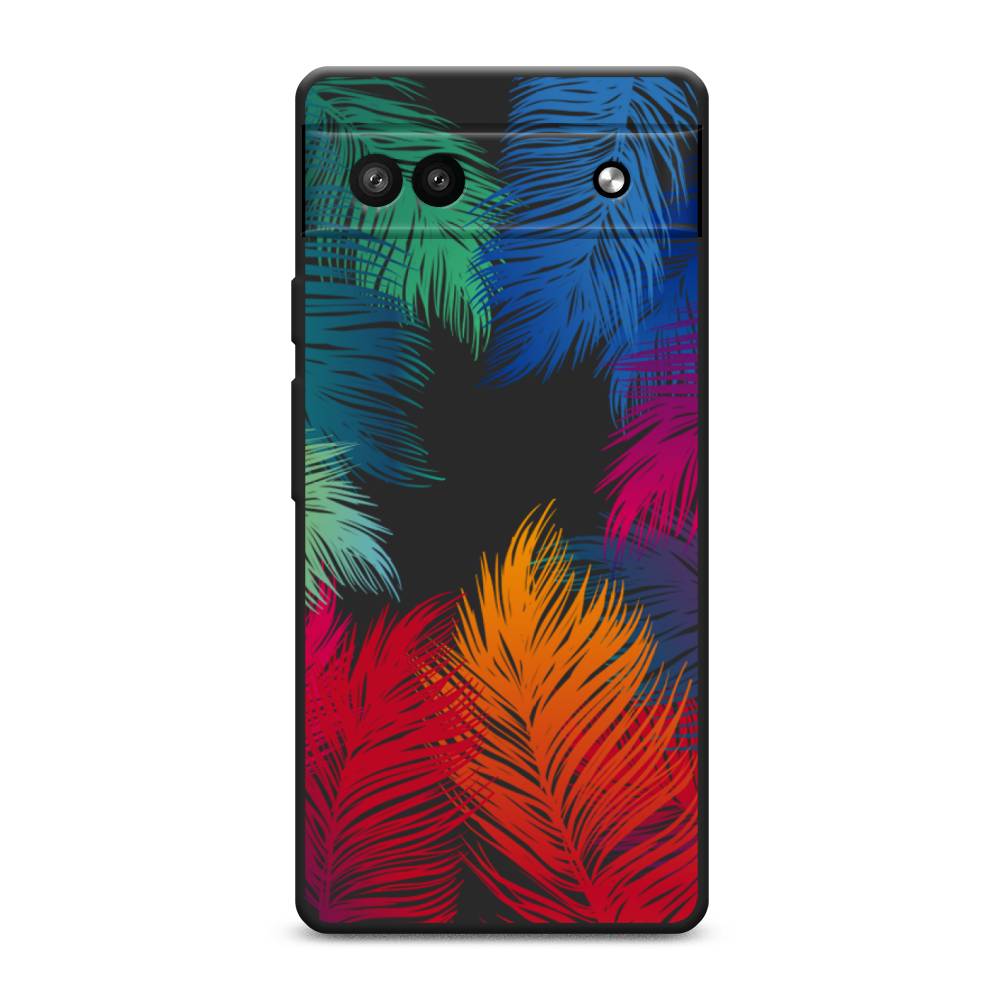 

Чехол Awog 271152-1 для Google Pixel 6A "Рамка из перьев", Красный, 271152-1