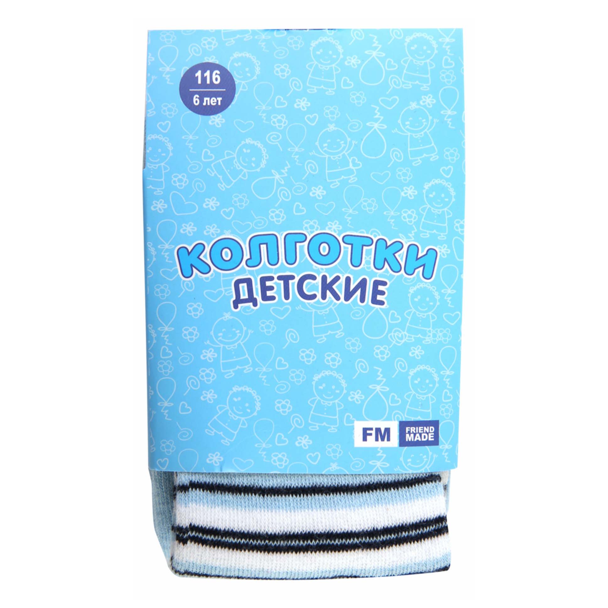 

Колготки детские FM friend made AW16BTights-002 цв. голубой р. 104