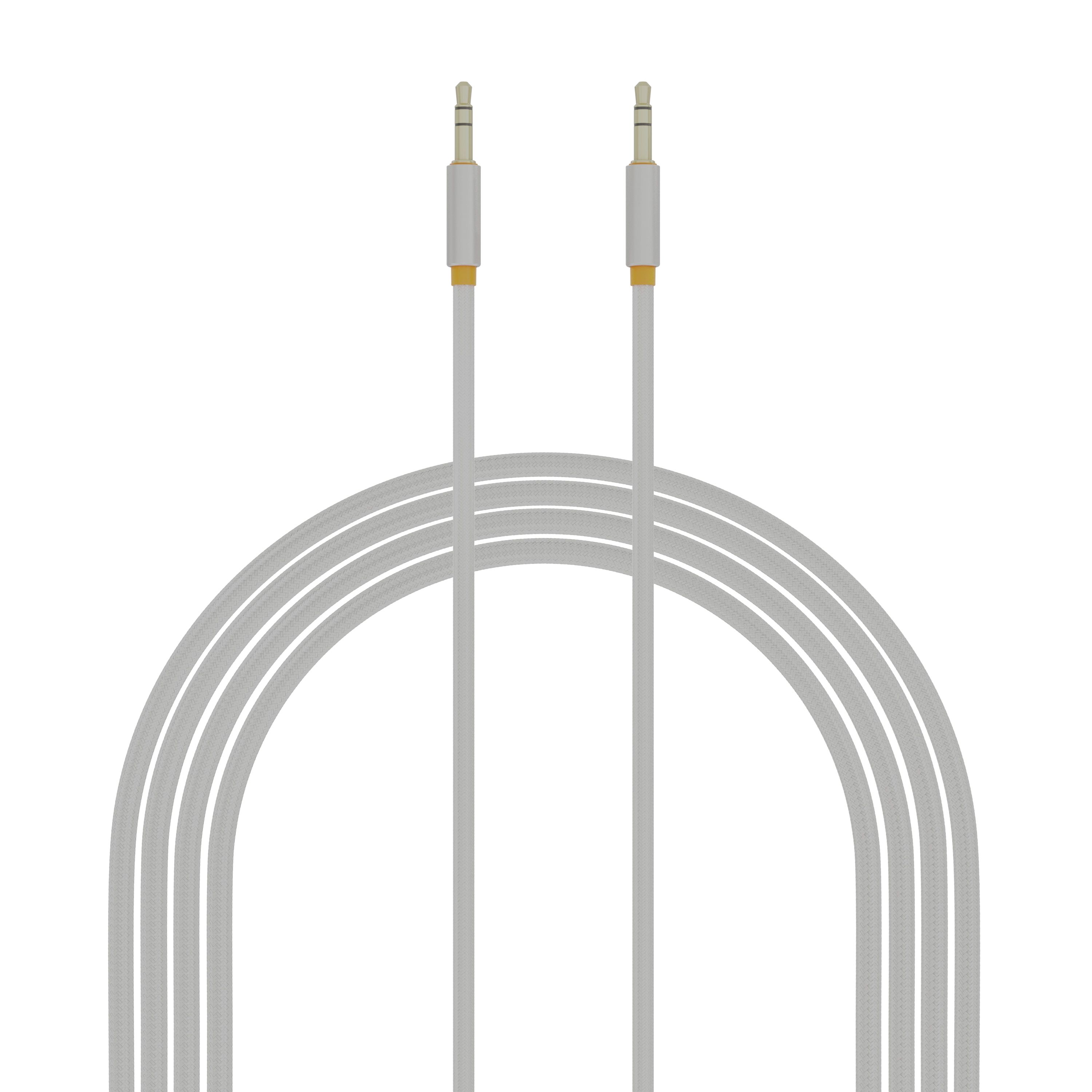 

Кабель AUX 3.5mm 1м More choice UK24 White, Белый, UK24 1m