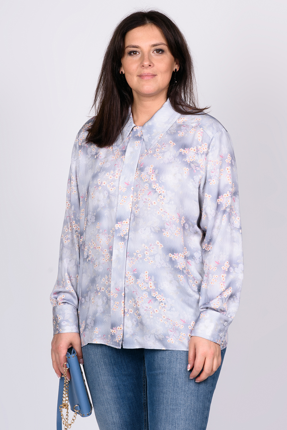 

Блуза женская SVESTA C2683Gr серая 54 RU, Серый, C2683Gr