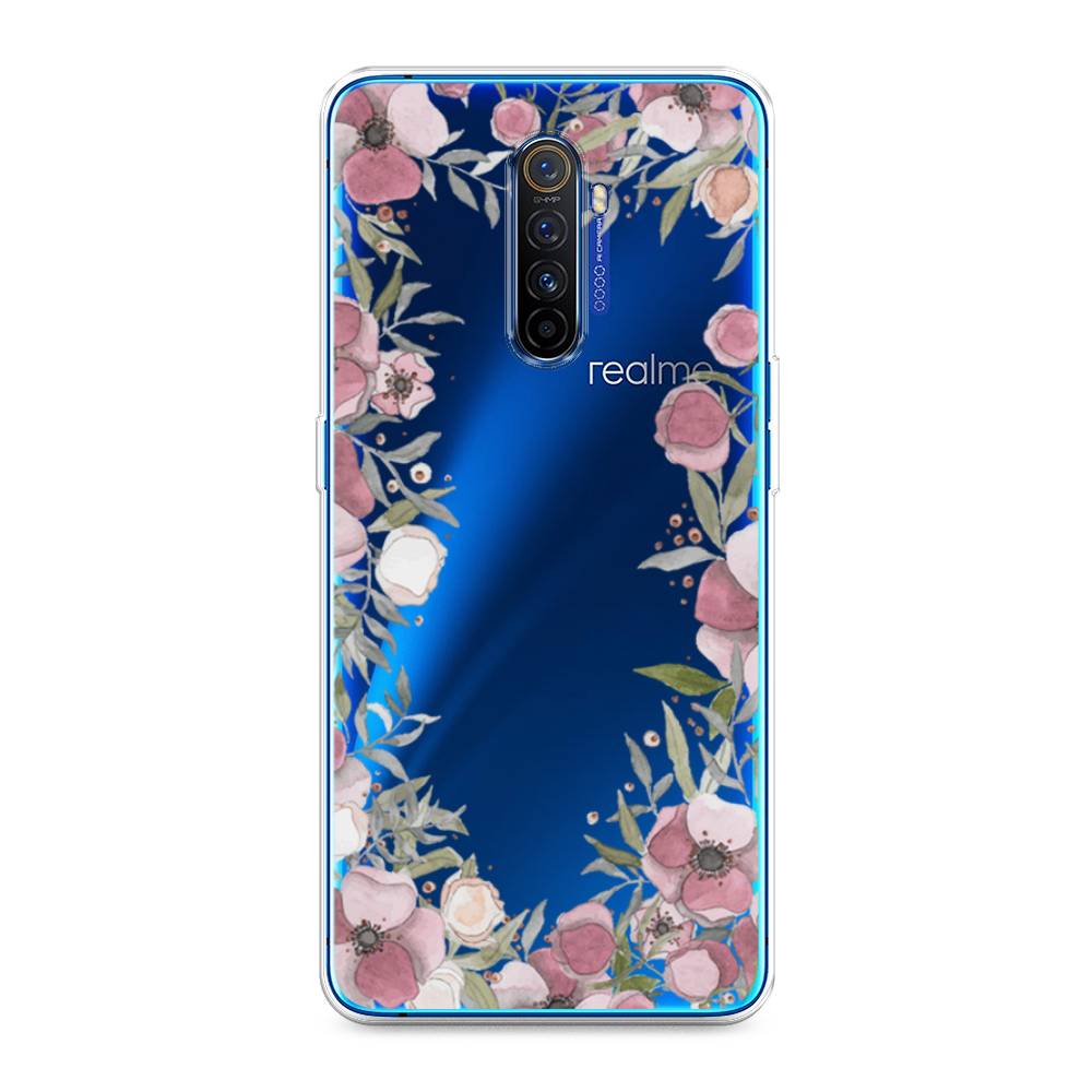 

Чехол Awog на Realme X2 Pro "Розовая цветочная рамка", Разноцветный, 251750-8