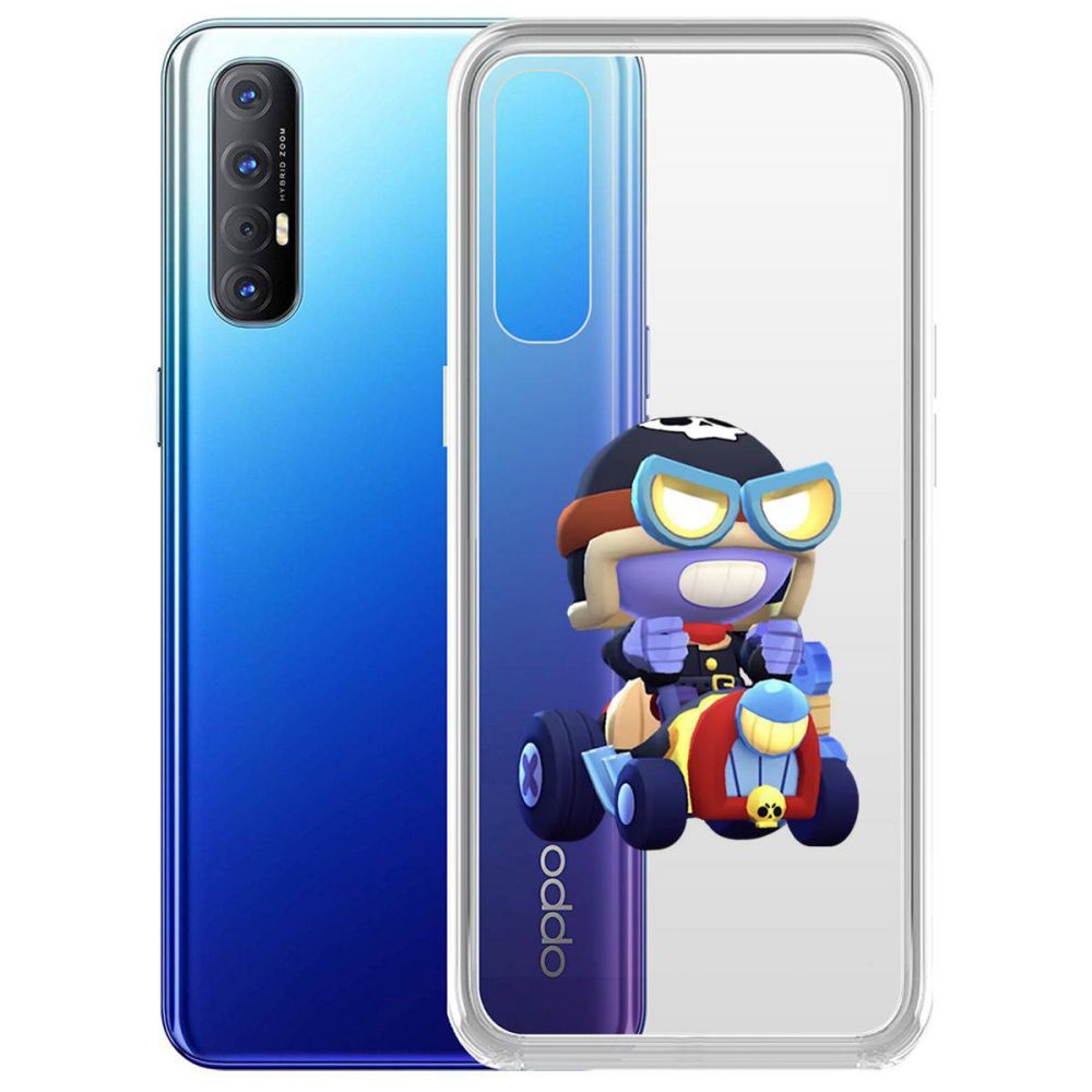 

Чехол-накладка Brawl Stars-Безумный Карл для Oppo Reno3 Pro