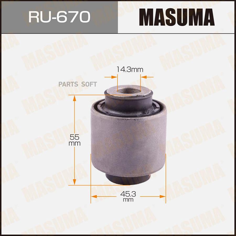 

Сайлентблок MASUMA ru670