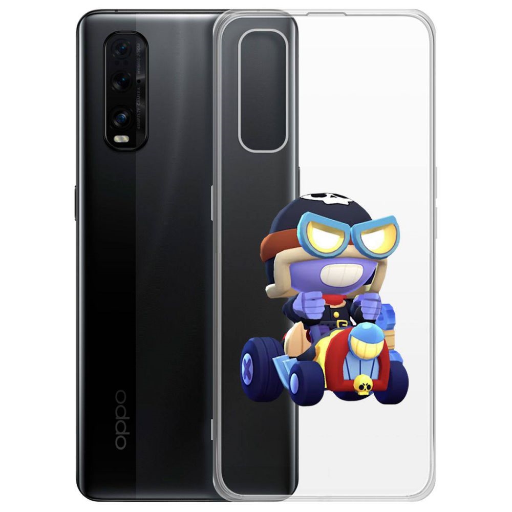 

Чехол-накладка Brawl Stars-Безумный Карл для Oppo Find X2