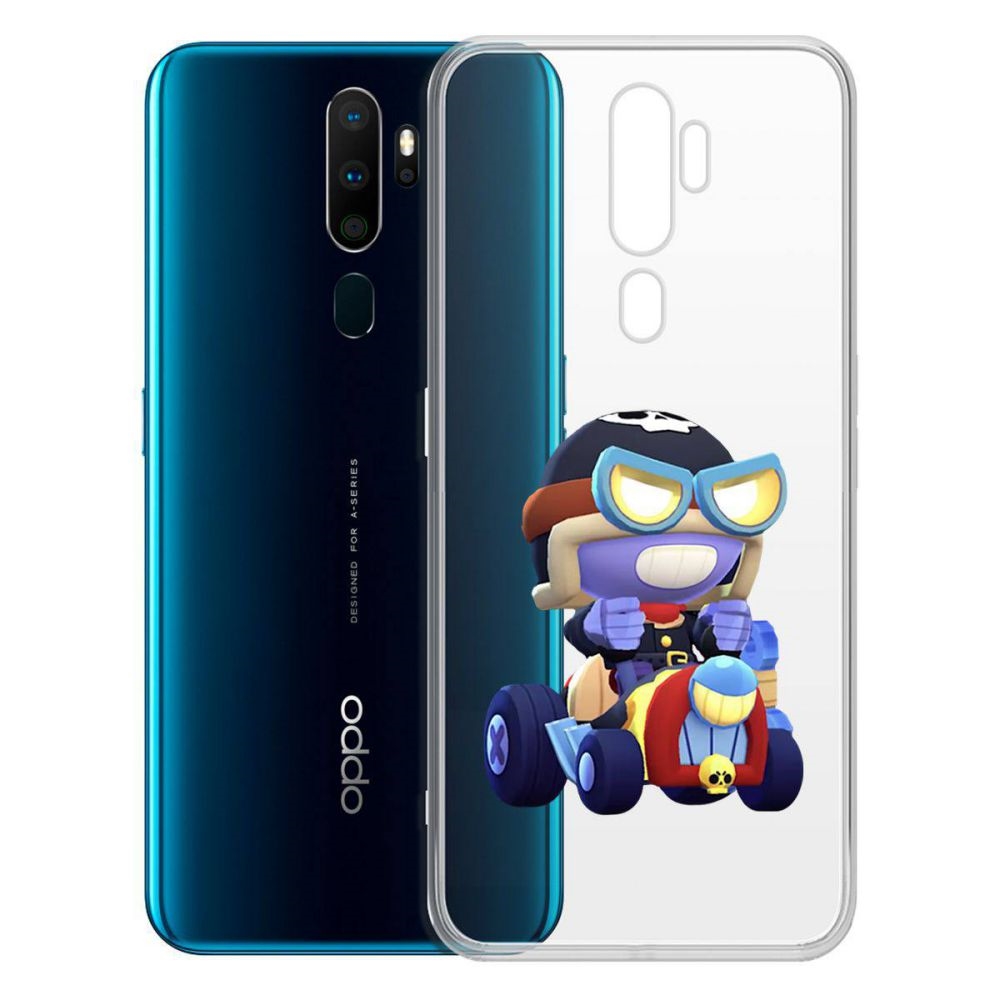 

Чехол-накладка Brawl Stars-Безумный Карл для Oppo A5 (2020)/A9 (2020)