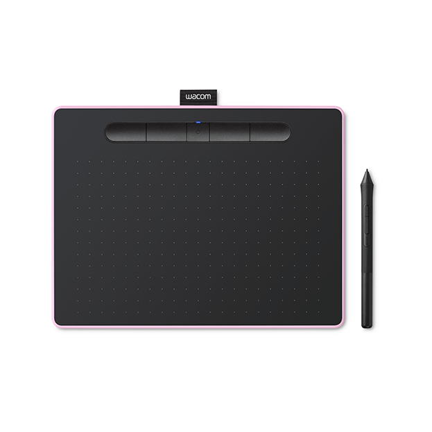 фото Графический планшет wacom intuos m bluetooth, фиолетовый (ctl-6100wlp-n)