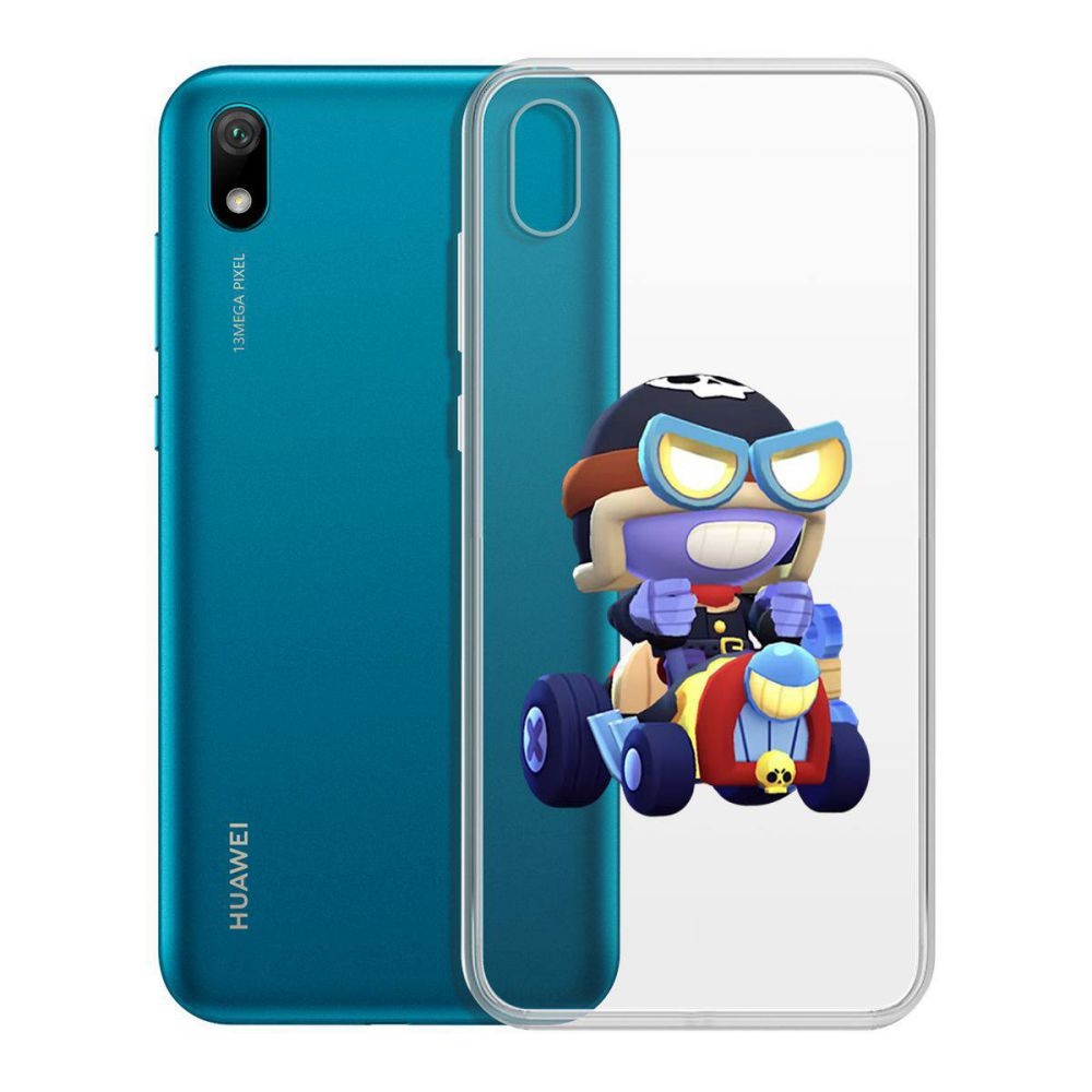 

Чехол-накладка Brawl Stars-Безумный Карл для Huawei Y5 (2019)or 8S/8S Prime