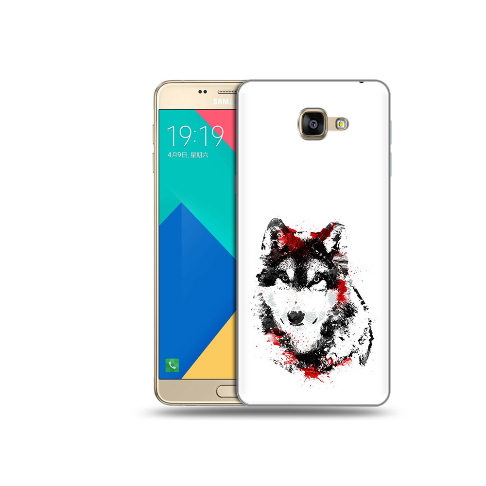 

Чехол MyPads Tocco для Samsung Galaxy A9 кровавый волк (PT25200.562.416), Прозрачный, Tocco