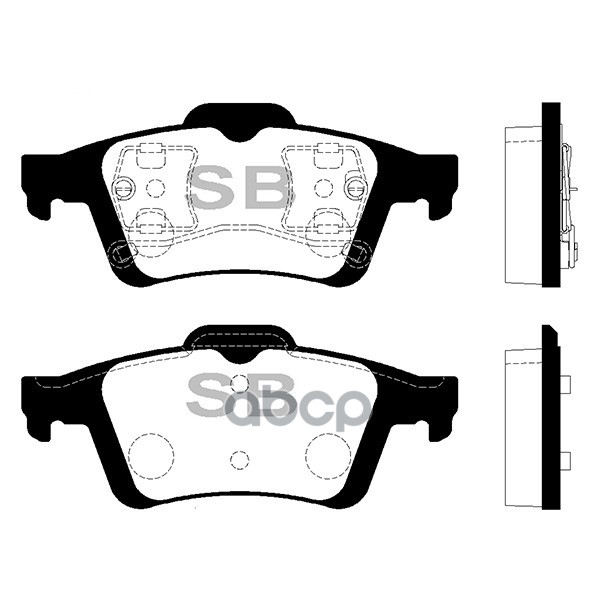 

Колодки Задние Nissan Primera P11/P12 Sp1834 Sangsin brake арт. SP1834