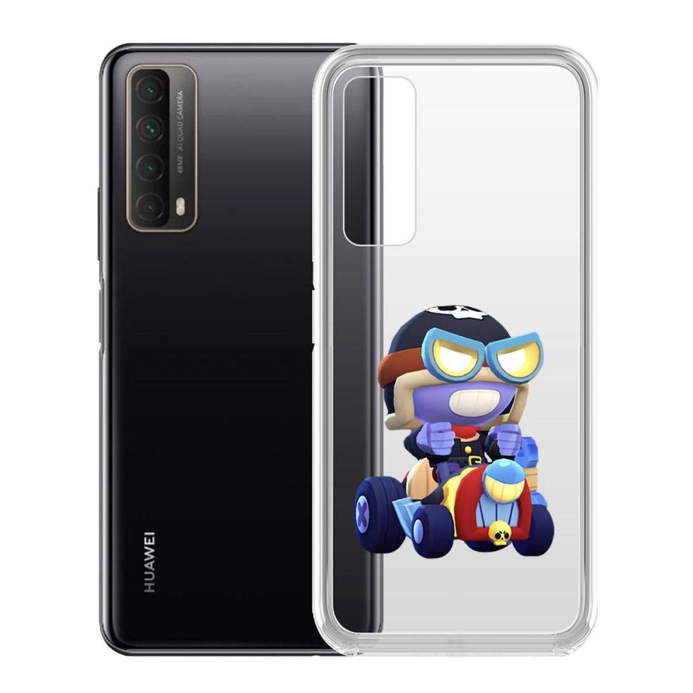 

Чехол-накладка Brawl Stars-Безумный Карл для Huawei P Smart 2021