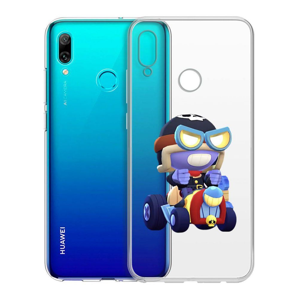 

Чехол-накладка Brawl Stars-Безумный Карл для Huawei P Smart (2019)or 10 Lite (2019)