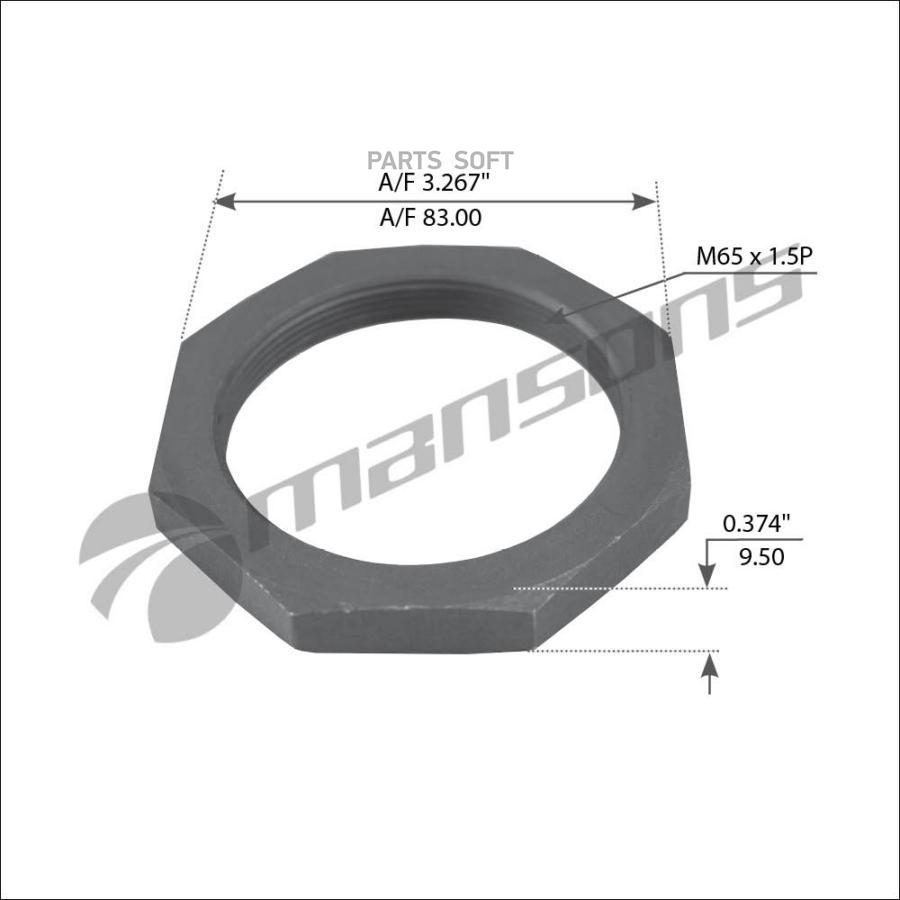 Гайка Задней Ступицы Mansons арт. 780.095