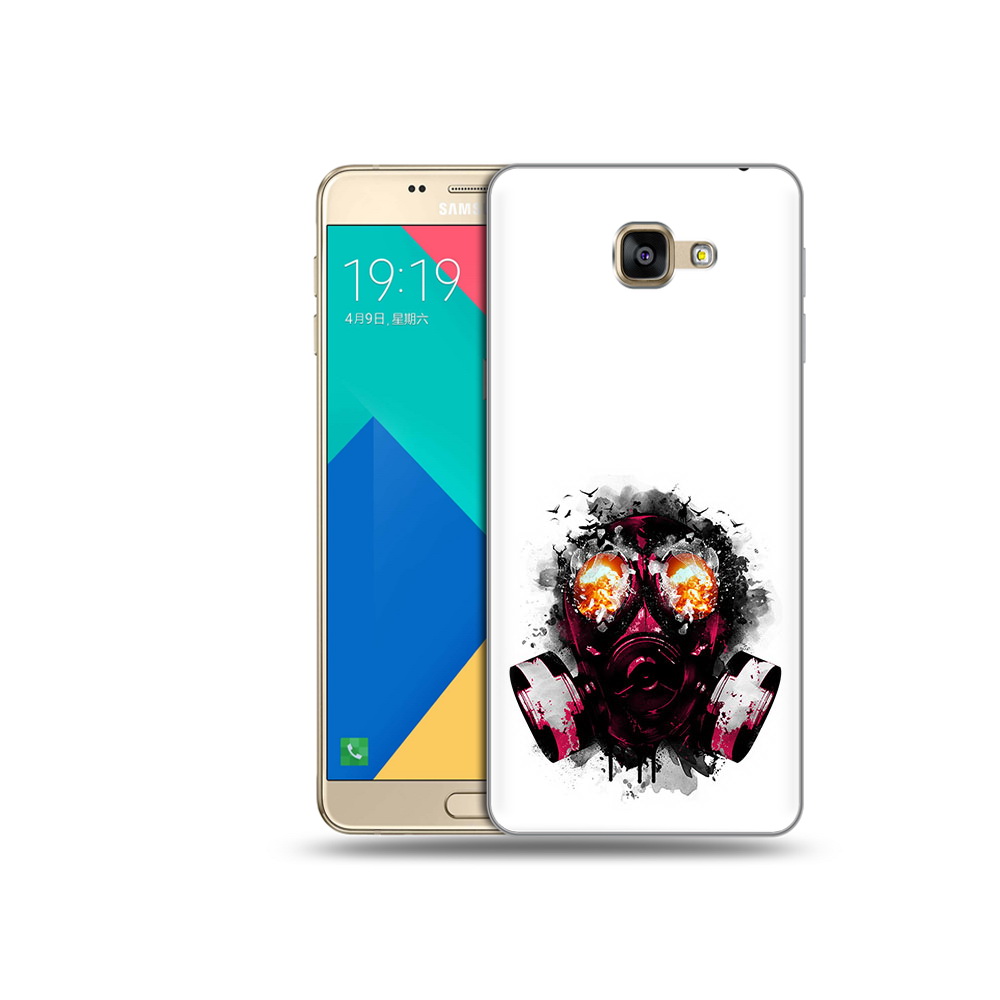 

Чехол MyPads Tocco для Samsung Galaxy A9 красный противогаз (PT25200.562.412), Прозрачный, Tocco
