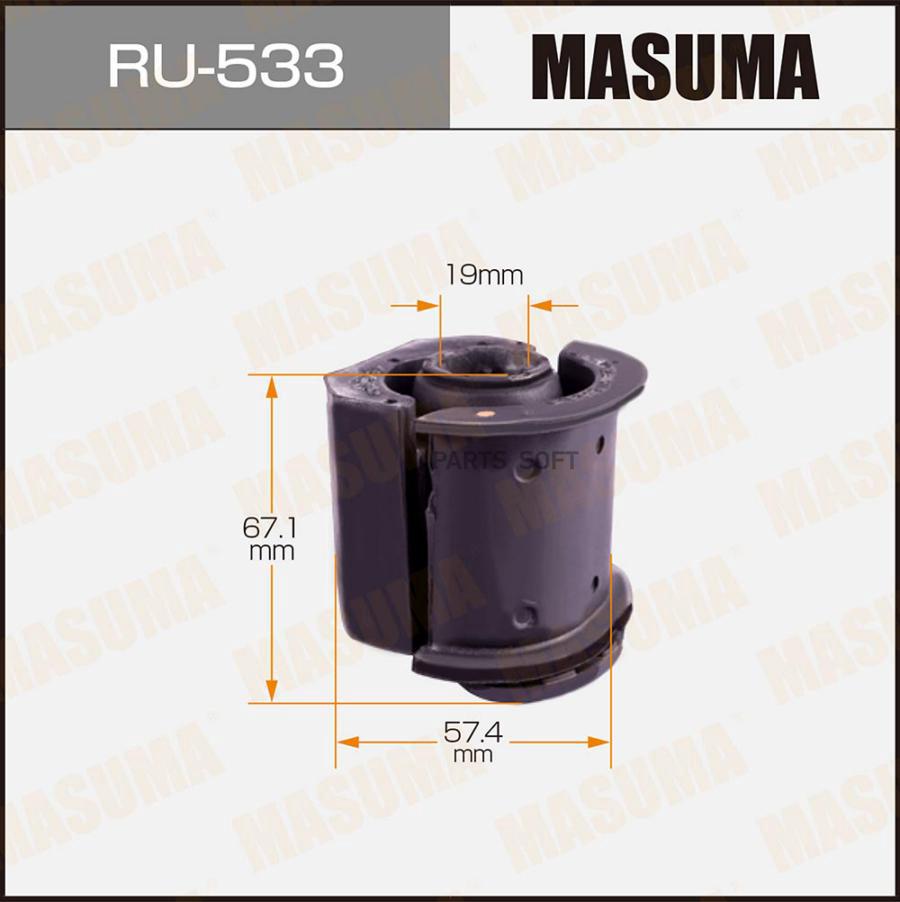 

Сайлентблок MASUMA ru533