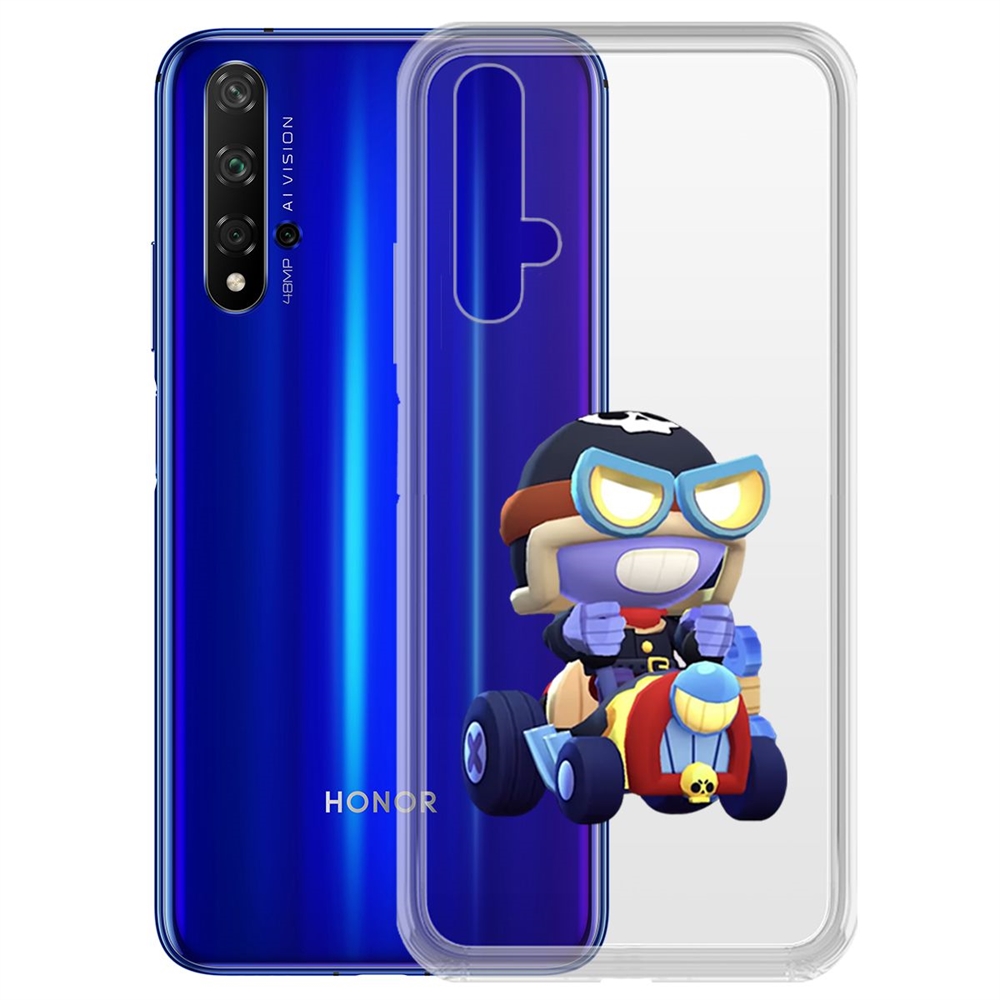 

Чехол-накладка Brawl Stars-Безумный Карл для Honor 20