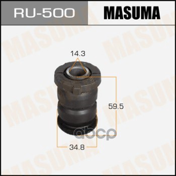 

Сайлентблок рычага передний MASUMA ru500