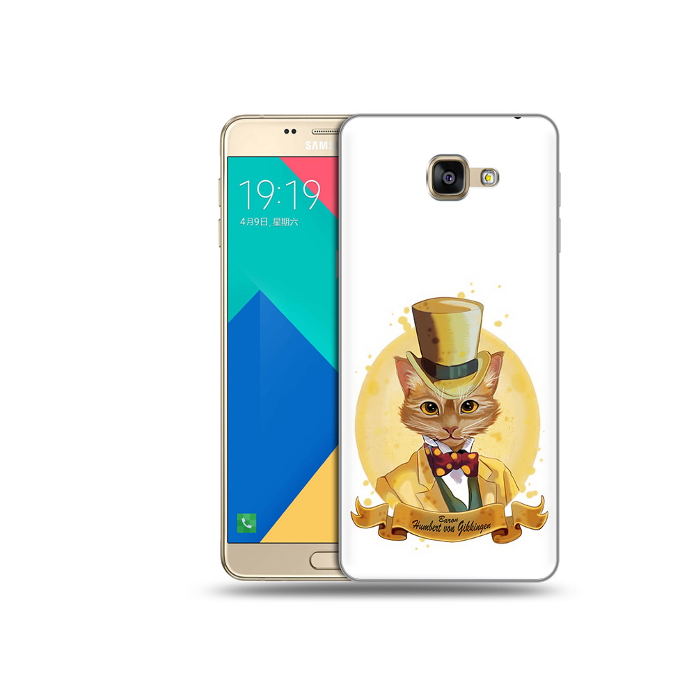 

Чехол MyPads Tocco для Samsung Galaxy A9 кот юрист (PT25200.562.401), Прозрачный, Tocco