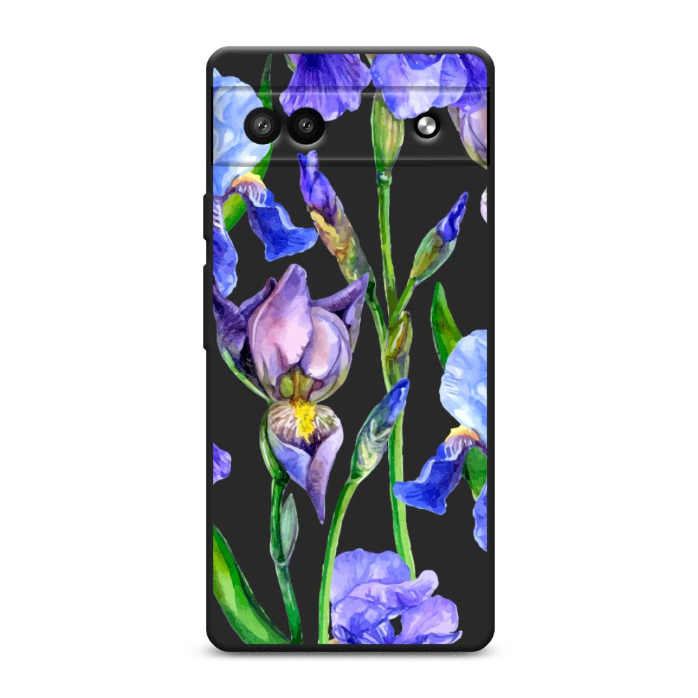 

Чехол Awog 271152-1 для Google Pixel 6A "Синие ирисы", Фиолетовый;голубой;зеленый, 271152-1