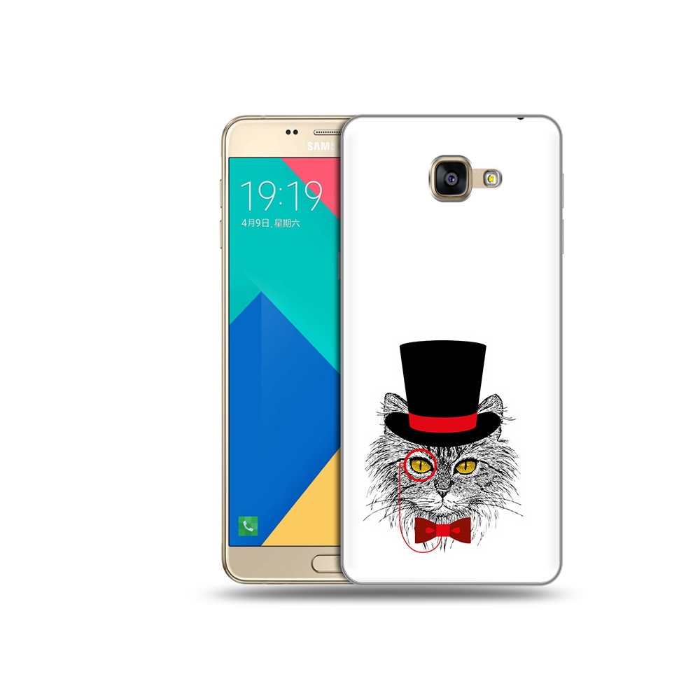 Чехол MyPads Tocco для Samsung Galaxy A9 кот в шляпе (PT25200.562.397)