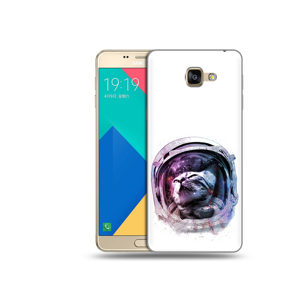 Чехол MyPads Tocco для Samsung Galaxy A9 кот в шлеме (PT25200.562.396)