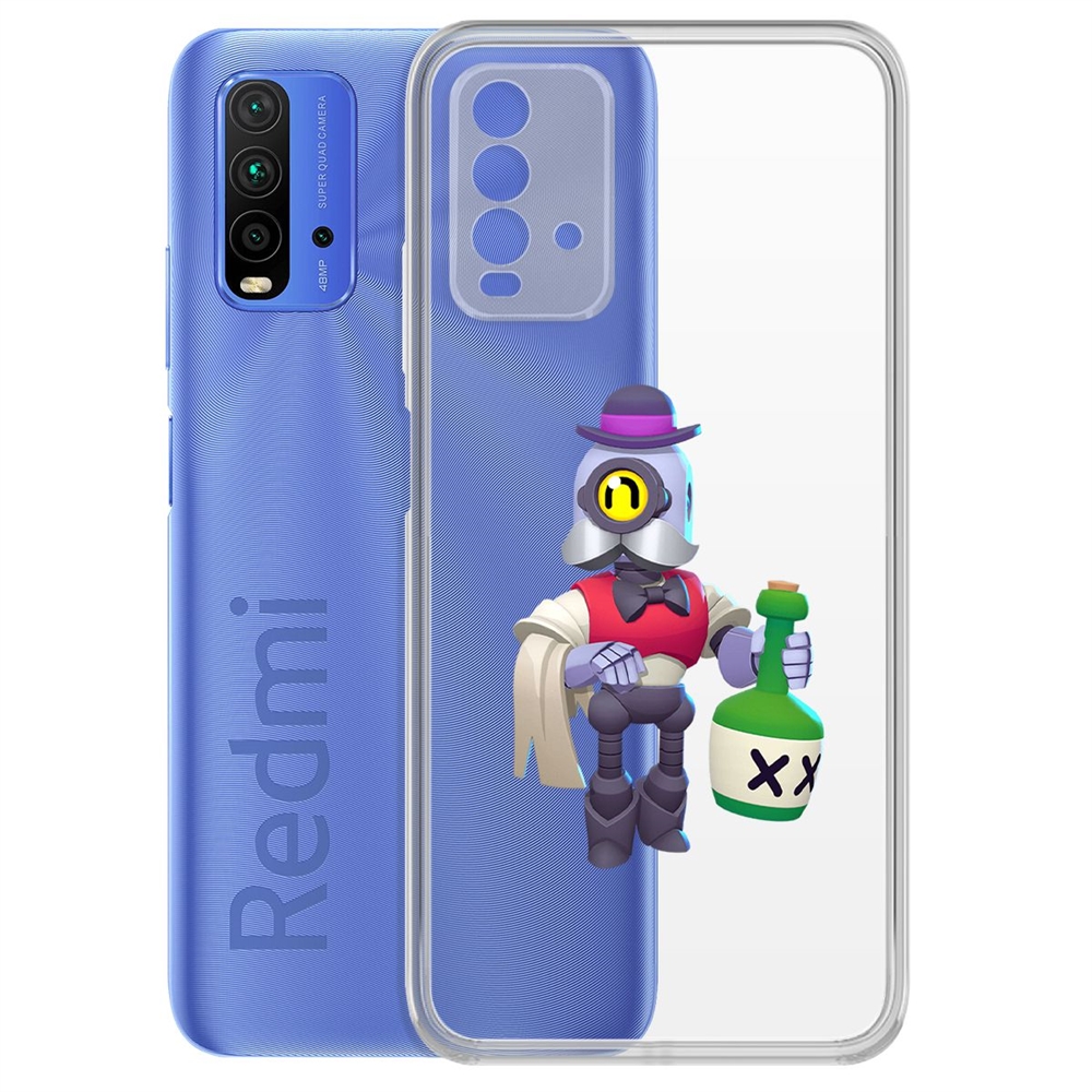

Чехол-накладка Brawl Stars-Барли для Xiaomi Redmi 9T