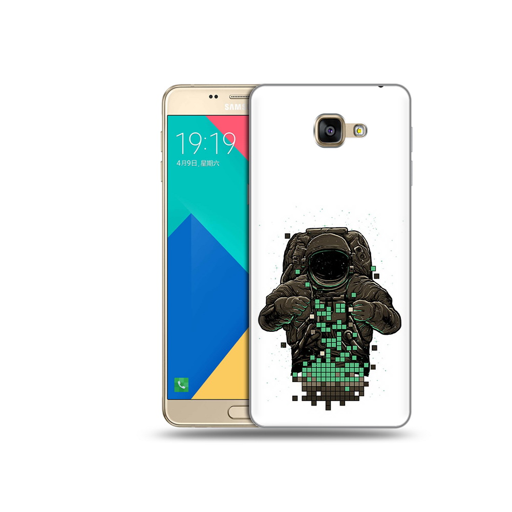 Чехол MyPads Tocco для Samsung Galaxy A9 космонавт с пикселями (PT25200.562.394)