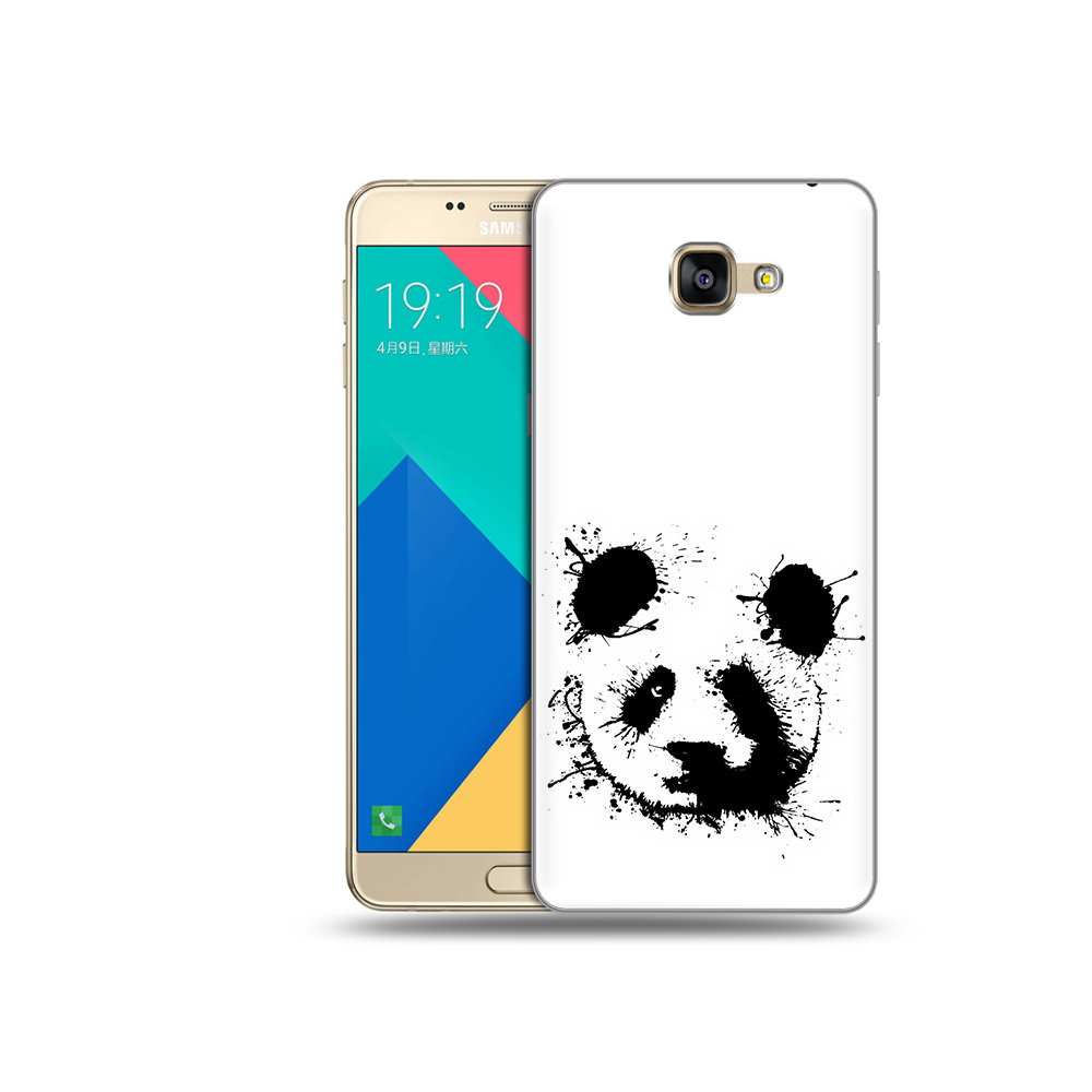 

Чехол MyPads Tocco для Samsung Galaxy A9 клякса-панда (PT25200.562.389), Прозрачный, Tocco