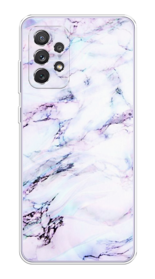 

Чехол на Samsung Galaxy A73 "Радужный мрамор", Серый;фиолетовый, 2104650-3